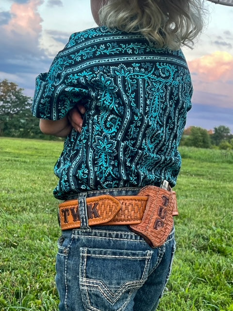 Hand Tooled Leather Belts