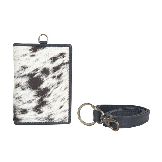 Cowhide Card Lanyard